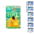 thumbnail image 4 of Cute Black Cat Cartoon PVC Film Skin Sticker for Debit Card Credit Bank Card Sticker Shining Rainbow Stars Love Card Sticker, 4 of 6