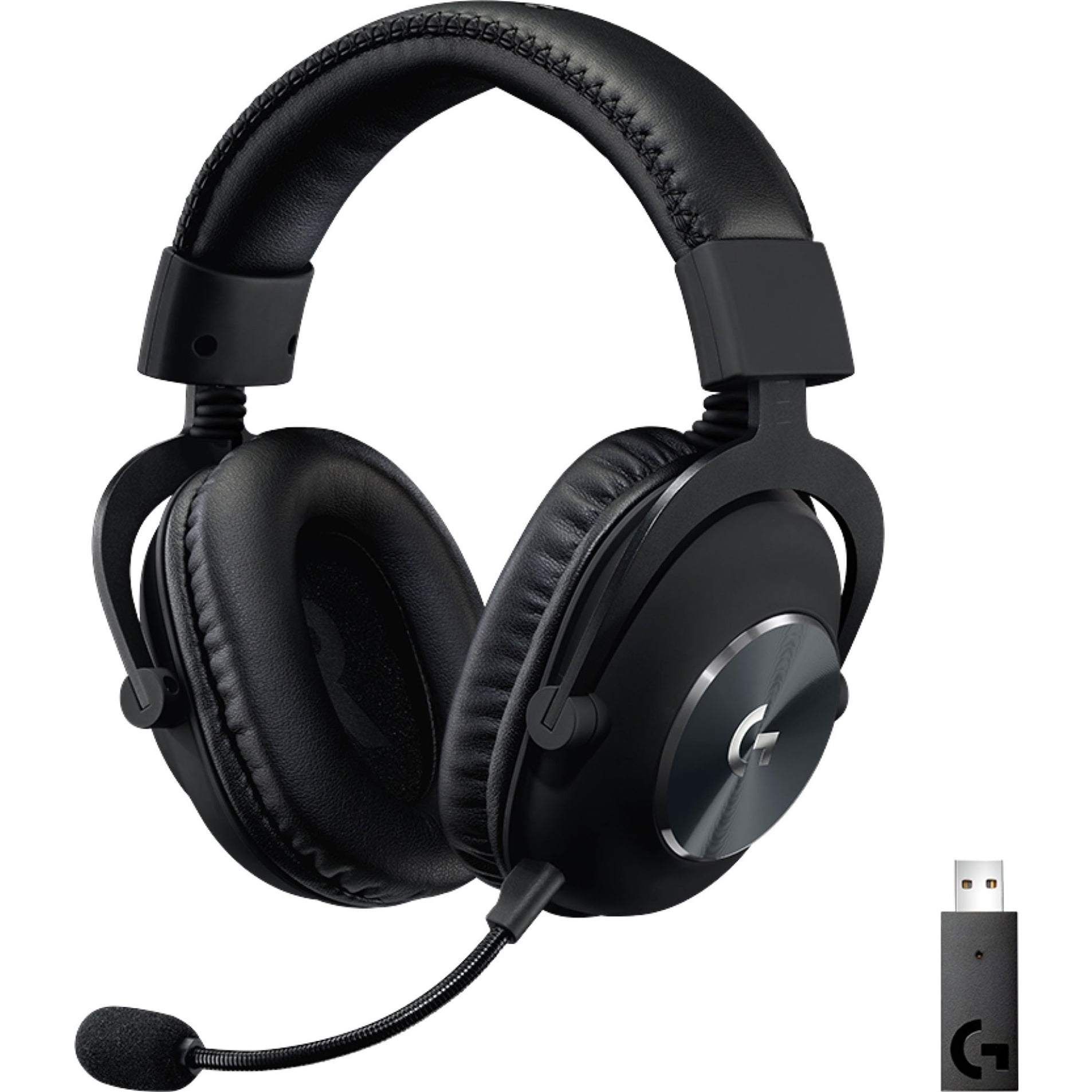 Logitech G PRO X Wireless LIGHTSPEED Gaming Headset with Blue VO!CE Mic Filter Tech, 50 mm PRO-G Drivers, and DTS Headphone:X 2.0 Surround Sound, 20+ Hour Battery Life, for PC, PS5, PS4, Switch, Black