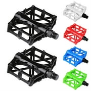 Road Mountain Bike Pedals for MTB BMX Bicycle Cycling Alloy Flat Platform Bearing Pedals 9/16 in