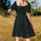 thumbnail image 3 of Vestido de manga corta Dark Fuzz traje de verano para mujer vestidos elegantes para mujer vestidos en oferta para mujer 2025, 3 of 6