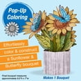 thumbnail image 3 of Faber-Castell Pop Up Coloring Bouquet: Sunflower - 3D Coloring Crafts, Mother's Day Crafts, 3 of 6