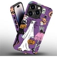 Compatible with iPhone 14 Pro Case, Halloween Ghost Daisies 10 14 Pro 2 ...