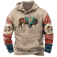thumbnail image 4 of 2024 Nueva sudadera con capucha para hombre, sudaderas con capucha de gran tamaño con estampado de vaca vintage, jerséis casuales de manga larga, ropa de calle para hombre, 4 of 5