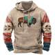 thumbnail image 4 of 2024 Nueva sudadera con capucha para hombre, sudaderas con capucha de gran tamaño con estampado de vaca vintage, jerséis casuales de manga larga, ropa de calle para hombre, 4 of 5