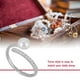 thumbnail image 4 of Anillo de plata de perlas de imitación anillo de apertura tamaño 7 de EEUU UU Anillo de plata ajustable de perlas simples de plata de circonita para mujer S925 para bodas Anggrek Otros, 4 of 8