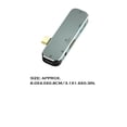 thumbnail image 2 of Hub USB tipo c Multipuerto PD100W Conector de cable de aleación de aluminio Convertidor de transferencia de datos Dispositivo Cables Divisor Estaciones de acoplamiento para portátiles Tipo 5, 2 of 6