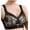 Black, variant on Penkiiy Women Bras Fashion Woman's Lace Beauty Back Solid Strap Wrap Plus Size Bra Underwear Beige Bras