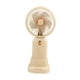 thumbnail image 3 of Ventilador portátil de mano, sacapuntas, recargable por USB, silencioso, mini ventilador personal beige, 3 of 9