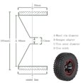 thumbnail image 4 of Paquete de 4 Neumáticos de Goma con Ruedas de 103 Mm para 1:10 Car Truck Accesorio , se describe como se describe Hugo Piezas de escala RC 1/10, 4 of 10