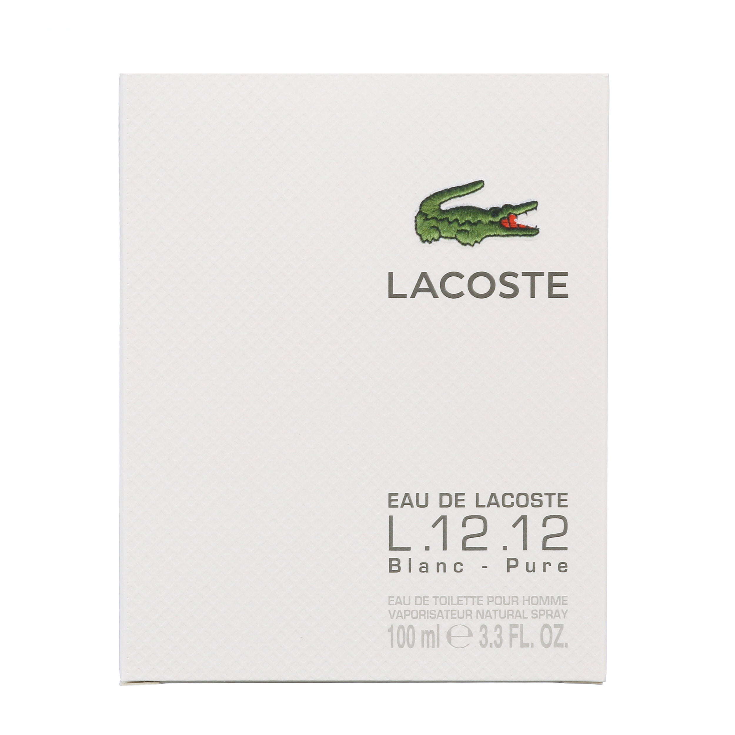 Lacoste Eau De L.12.12 Blanc Cologne for Men, 3.3 Oz - Walmart.com