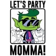 thumbnail image 7 of Teen Titans Go! Let's Party Momma! Boy's Heather Grey T-shirt-XS, 7 of 7
