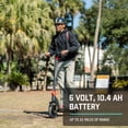 thumbnail image 4 of GOTRAX G4 PRO Adult Electric Scooter with 10"solid tires, 36V 10.4Ah, 20mph, 25mile Range, 264 lbs Max Load, Red, 4 of 12