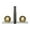Gold Orb 7 lbs Solid Geometric Rectangle S/2 6"W, 7"H, variant on Cosmoliving by Cosmopolitan Marble Modern Decorative Bookends with Metallic Gold Balls 7"W x 6"H, Gold Finish with White Marble Stands
