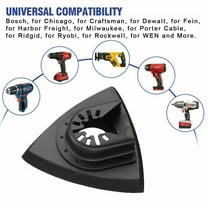 Triangular Sanding Pad Quick Release Oscillating Tool for Bosch Craftsman Multi