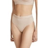 Calvin Klein Womens Ck One Micro High-Waist Thong Panty Large Honey Almond