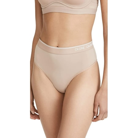 

Calvin Klein Womens Ck One Micro High-Waist Thong Panty Medium Honey Almond