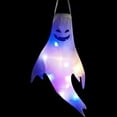 thumbnail image 3 of YANHAIGONG 2024 Halloween Decorations,Halloween Hanging Ghosts Decoration, Halloween White Hanging Ghost, Halloween Decorations Outdoor Scary,Halloween Decorative Printing Led Light String Pendant, 3 of 3