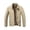 Khaki, variant on Men's Thermal Lightweight Packable Padded Jacket Waterproof Warm Winter Coat for Men Alternative Insulated Coat with Multi Zip Pockets for Skiing, Fishing