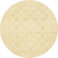 thumbnail image 1 of Ahgly Company Indoor Round Abstract Sun Yellow Oriental Area Rugs, 6' Round, 1 of 6