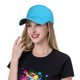 thumbnail image 5 of Balery Sky Blue Glitter Gorra de béisbol de tamaño ajustable para correr, entrenar y actividades al aire libre. Gorra de papá para todas las estaciones., 5 of 6