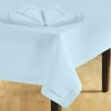 Home Trends Hemstitched Tablecloth & Napkin Set, Blue Crystal