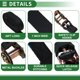 thumbnail image 5 of Correas de sujeción de trinquete Unique Bargains 1 Pcs 1 pulgada x 20 pies 1,764lb correas de sujeción para portaequipajes, motocicletas, camiones, remolques, negras, 5 of 7