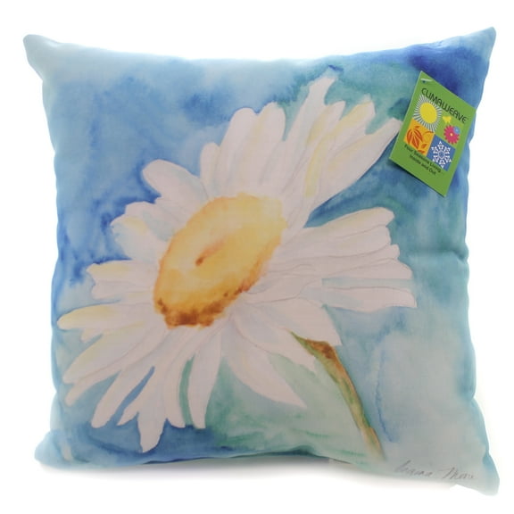 Home & Garden Daisy Sunshine Pillow Fabric Climaweave Sldsun