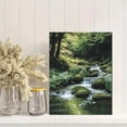 thumbnail image 2 of Serene Forest Stream Canvas Art/Wall Art， Suitable for Living Room， Bedroom， Bathroom， Office， and Meditation Room Decoration., 2 of 9