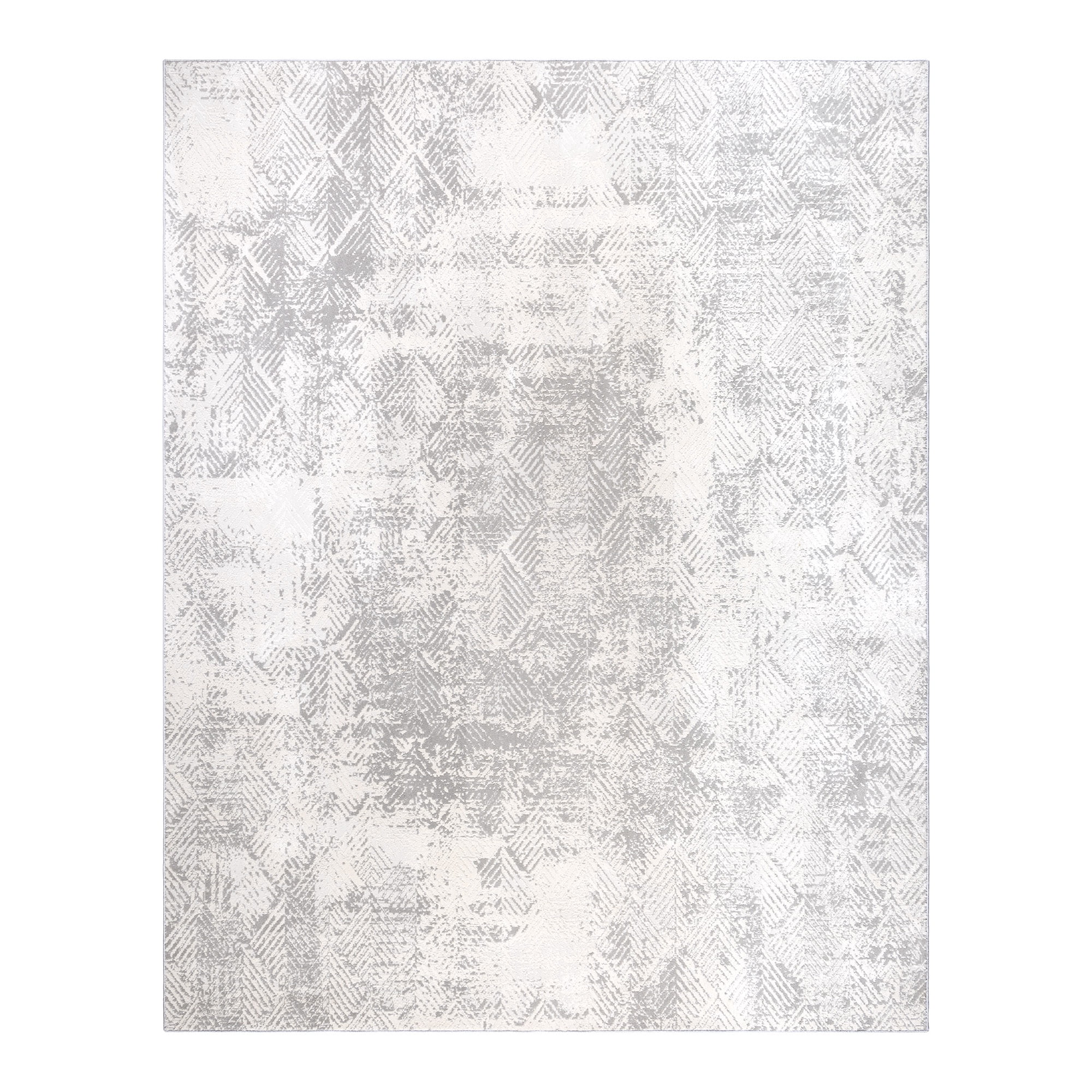 Gertmenian Eden Zac Polyester Gray Non-Slip Abstract Indoor Area Rug, 8x10