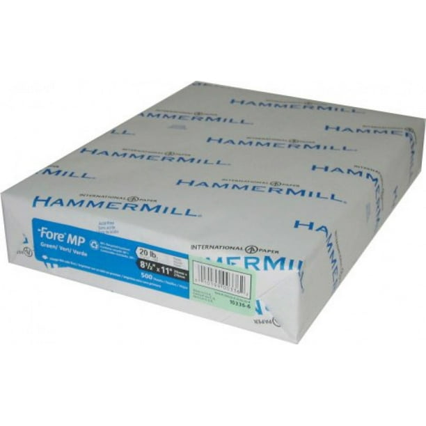 Hammermill Fore MP Recycled Colored Paper, 11x17", 20lb, 500 Sheets