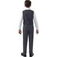 thumbnail image 3 of Boys Suit for Kids Toddler Boy 4-Piece Wedding Tuxedo Suits Vest and Pants Set, 3 of 7