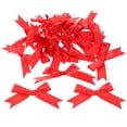 thumbnail image 1 of Shisuyan Red Polyester Bows 30Pcs 3.7X2In For Diy Projects And Events, 1 of 8