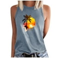 thumbnail image 1 of Birdeem Débardeur pour Femmes Mode Imprimé Col Rond Ample Sans Manches T-Shirt Chandail, 1 of 12