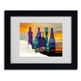 thumbnail image 3 of Trademark Fine Art "Blue Sunset by Numbers" by Roderick Stevens, Wood Frame, 3 of 5