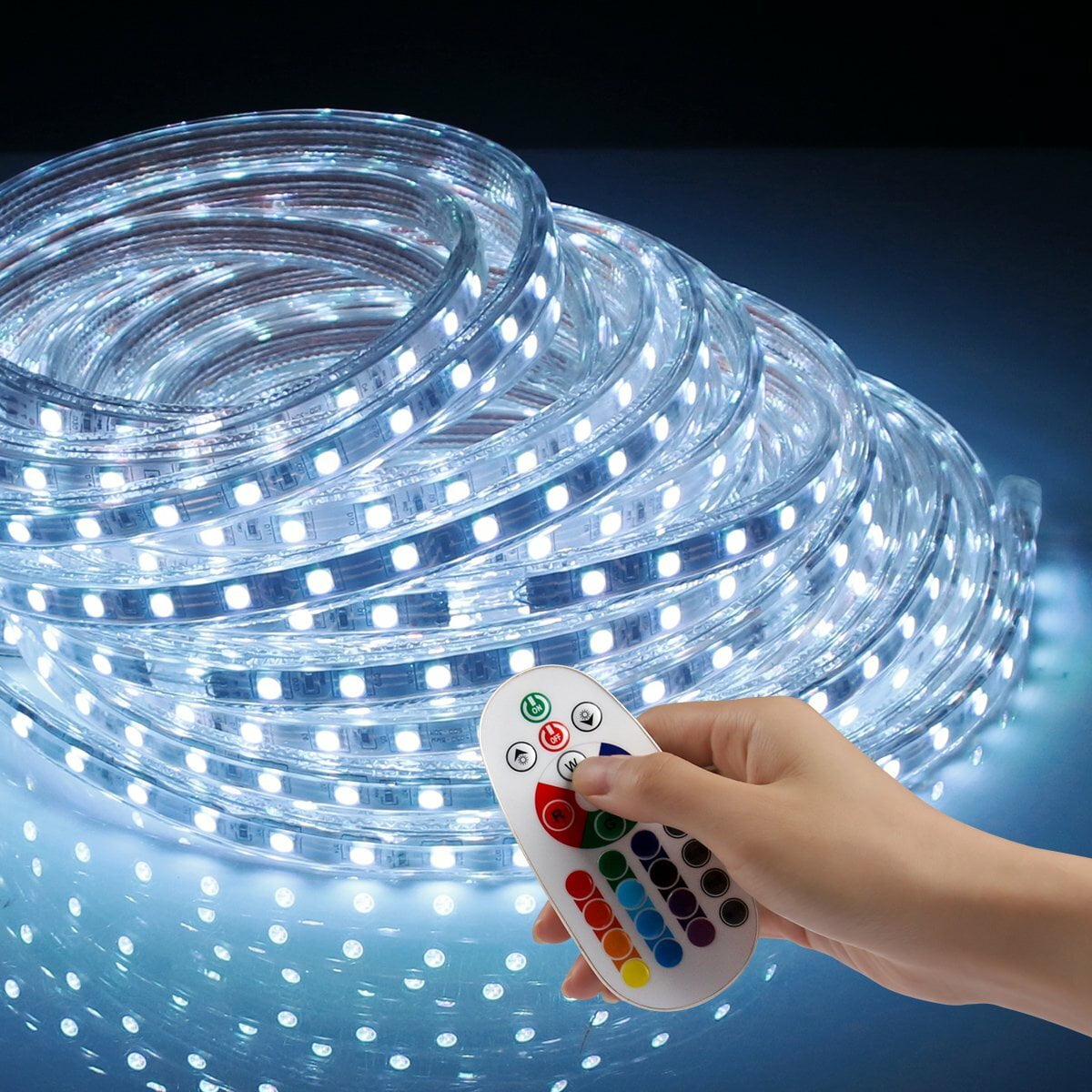 Led Strip Lights 20-50ft RGB Led Room Lights 5050 Led Tape Lights Color Changing