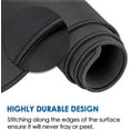 thumbnail image 3 of Large Gaming Mouse Pad with Stitched Edges, Oversized Mousepad with Superior Micro-Weave Cloth, Non-Slip Base, Water Resist Keyboard Pad, Desk Pad for Gamer, Office & Home, 47.3 x 23.6 in, Black, 3 of 6