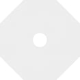 thumbnail image 4 of 28"OD x 5"ID x 9 3/4"C x 1"P Logan Architectural Grade PVC Contemporary Ceiling Medallion, 4 of 11