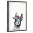 thumbnail image 3 of Marmont Hill Floral Crowned Alpaca Framed Wall Art, 3 of 5
