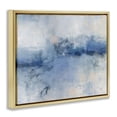 thumbnail image 4 of Stupell Industries Blue Seaside Impressions Abstract Painting Gold Floater Framed Canvas Art Print Wall Art, 31 x 25, 4 of 10