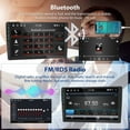 thumbnail image 5 of 2G 64G Double Din Car Radio Android Car Stereo with Apple Carplay Android Auto, S 9 Inch Touch Screen with GPS Navigation Bluetooth FM RDS WiFi USB Type-C AHD Backup Camera, 5 of 8
