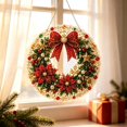 thumbnail image 4 of Christmas Pearl Art DIY Diamond Painting Hanging Suncatcher Ornament, Acrylic Rhinestone Gem Craft Pendant for Window, Wall, Door and Holiday Decor, 4 of 7