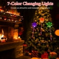 thumbnail image 4 of Zorpupoa Solar Christmas Candy Lights, Set of 3 Solar Lollipops Stake Lamp IP65 Waterproof for Patio Yard Pathway, Red, 4 of 11