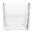 thumbnail image 3 of Viveous Square Glass Flower Vase Clear And Modern Planter Glass Flower Vase Square Flower Vase Desktop Flower Arrangement Cube Flower Vase, 3 of 10