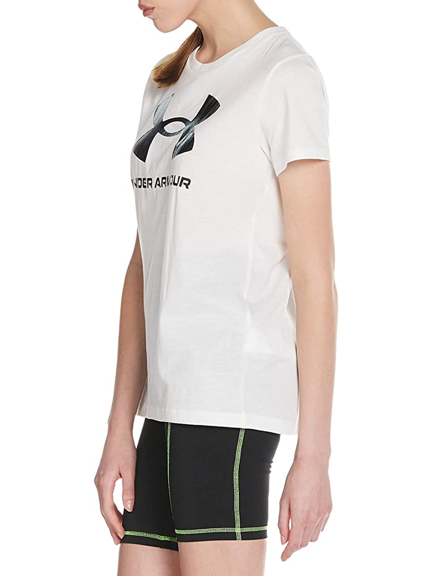 Under Armour Women's Live Sportstyle Graphic Crew Tee with Short Sleeves