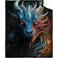 thumbnail image 2 of Ultra Soft Flannel Fleece Throw Blanket Dragon All Season Warm and Cozy Quilt Blanket for Bed Sofa Couch 50"X40"for Kids, 2 of 10