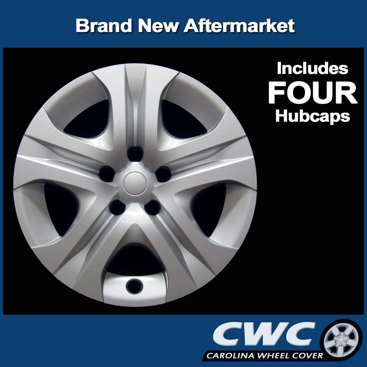 Premium Replica Hubcap Set for Toyota Rav4 2013-2015 - Replacement 17-inch Wheel Covers