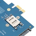 thumbnail image 4 of Tarjeta Wi-Fi PCIe, Adaptador de Banda Con Soporte de Tarjeta Sim PCIe Adaptador Wifi, Soporte de Red de Red Mini PCI-e para Win10/8/7/2000, 4 of 7