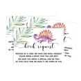 thumbnail image 2 of Inkdotpot 30Dinosaur Jungle Animals Baby Shower Book Request Cards Bring A Book Instead Of A Card Baby Shower Invitations Inserts Games, 2 of 6