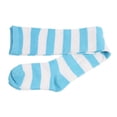 thumbnail image 2 of Stibadium Women’s Vibrant Horizontal Wide Striped Thigh High Stockings, 2 of 5