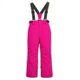 thumbnail image 3 of Breezora Insulated Snow Bib Overalls for Toddler Boys and Girls Waterproof Winter Pants Warm Puffer Snowsuit for Ski and Cold Days 6 Size Hot Pink, 3 of 7
